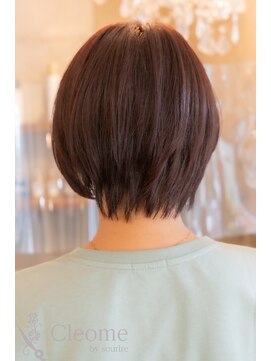 クレオメ バイ スーリール 五反田店(cleome by sourire) シースルーバング大人ガーリーミディアムレイヤーカット黒髪美髪