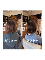 スミカ(sumica)&nbsp;#モカブラウン　#白髪ぼかし #外ハネ