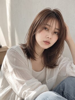 ルク 吉祥寺(ruku)の写真/【吉祥寺NewOpen】顔周りに合わせレイヤーカットでワンランク上のヘアスタイルをご提案〈吉祥寺/レイヤー］