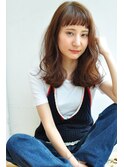 ショートバング×エフォートレス無造作ウェーブ  代官山tricca