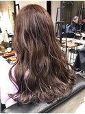 【SiSTA】 原博人 ロング ハイライト デザインカラー