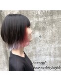 [+1unluke]face×red-inner white purple