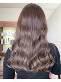 アッシュカラーハイライトグラデーションカラー