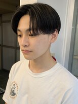 バイフィフス 原宿/表参道(by fifth)&nbsp;◇センターパート ニュアンスパーマ 黒髪 ツーブロック