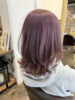 トロニー(TLONY)&nbsp;パープルピンク　レイヤーカット　stylist/miaki