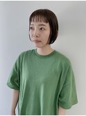 ワイドショートバングbob