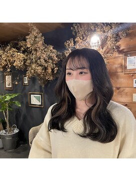 ランタン(LANTERN) インナーカラー#ブリーチ#ブラウンベージュ#ナチュラル