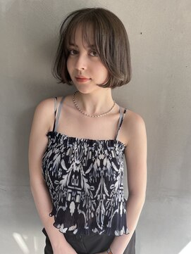 メロウ(MELLOW) ＃顔周りのカット＃カーテンバング＃２ＷＡＹバング＃グラボブ