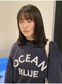 【 ito / 梅田 】オリーブベージュ×顔まわりレイヤー