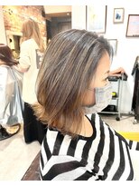 エイト 横須賀中央店(EIGHT)&nbsp;白髪ぼかし×バレイヤージュ