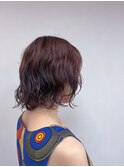 《TOPHAIR 玉島店/ もも》チェリーピンク×ボブ