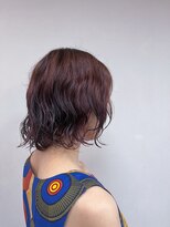 トップヘアー 玉島店(TOP HAIR)&nbsp;《TOPHAIR 玉島店/ もも》チェリーピンク×ボブ