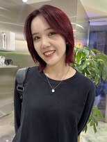 ゼスト 八王子店(ZEST)&nbsp;ボルドーカラー/赤カラー【佐々木 麻衣】