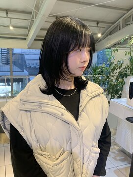 アクアオモテサンドウ(ACQUA omotesando) ナチュラルに可愛く♪ミディアムウルフカット