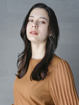 アイティーバイアルバム 藤沢店(IT by ALBUM) くびれロング_グレーベージュレイヤーロング前髪パーマ_9611