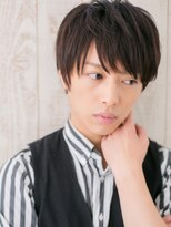 モッズヘア メン 南越谷南口店(mod's hair men) マットブラウンが優等生風な知的くせ毛メンズショートR南越谷