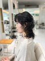 ユウヘアー 師勝店(U Hair) ウルフパーマ ポイントデザインカラー