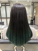 髪質改善カラージェイド×グラデーション
