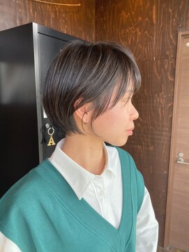 ラル(Lull) 【奥山敬大】暗髪でも軽い/透け感/ショートボブ