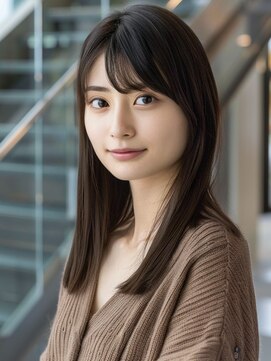 アルトリスト(Altruist Aging×HAIR&SPA) ★ダークアッシュ大人ガーリーボブ着物ミディアムレイヤーカット