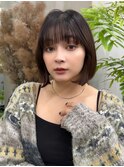 【GEEKS渋谷】くびれカット/ボブカット/ショコラブラウン/冬ヘア