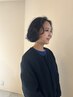 似合わせカット＋パーマ＋3stepヘアケア　￥15000