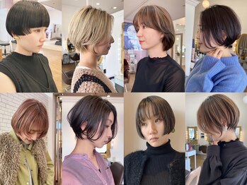 COIFF1RST 別府 白髪ぼかし/ハイライト/ショートヘア/縮毛矯正（旧：COIFF1RST 別府）