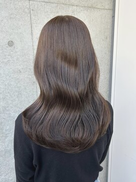 フリーラ 表参道(freera) ブリーチなしWカラー/透明感オリーブベージュ