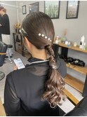 【WAVY hair set】サイド被せタイトスタイル