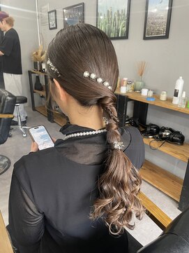 ウェイビー 桜木町店(WAVY) 【WAVY hair set】サイド被せタイトスタイル