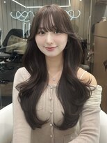 グロー 大宮(GLROW)&nbsp;大宮韓国ヘアワンホンヘア顔まわりカットレイヤーカット