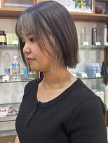 プランタンアヴェダ(printemps AVEDA)&nbsp;切りっぱなしボブ×フェイスフレーミング