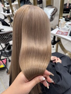 ロンドルピナス 小倉(Lond Lupinus) 縮毛矯正・ストレート/くびれヘア/ハイライトカラー