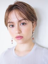 ピズム(PISM) ショコラアッシュ/ボブショート/ヘルシースタイル/斜めバング