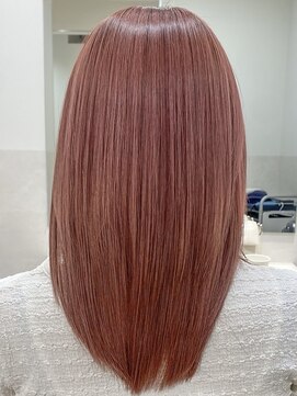 サロウィン 那覇店(SALOWIN) ワインレッドチェリーレッドチェリーブラウンフェミニンロング