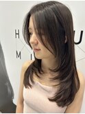 透明感アッシュロング　20代/30代/40代女性