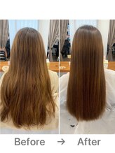 カリネバイフィエル(CALINER by Fier) 【柔らかい髪質改善酸性ストレート】感動のbefore→after