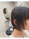 顔まわりレイヤーボブ