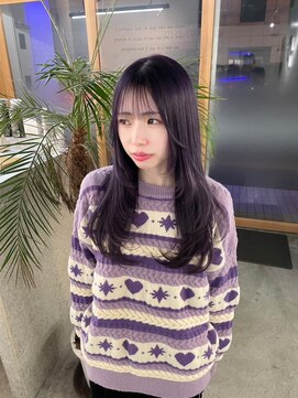 キング 心斎橋店(K!ng) ハイライトカラーミルクティーベージュレイヤーカット