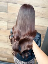 モアナ バイ ラナ 上小田井(MoanA BY LANA)&nbsp;デザインカラー/レイヤーカット/ウェットヘア/グレージュ