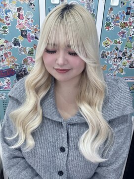 冬のブロンドかわいすぎる…ンの巻