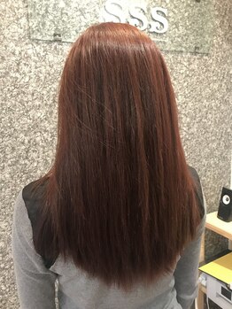 スリーエスヘアー(SSS hair)の写真/【SSS hair◆岡町徒歩5分】マンツーマン施術での丁寧な接客が人気の秘訣◇話題の艶カラーも特別プライスで