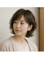 スープレックス ヘアーデザイン(SOUPREX HAIR DESIGN) 緩やかパーマミセスボブ 20代 30代 40代 50代 60代 髪質改善