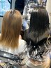 [RISAKO限定]艶カラー+最高級人毛シールエクステ80本￥30,000