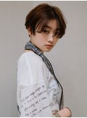 透けバング×丸みショート