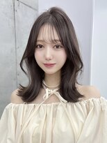 アイヴィ 表参道(IVY)&nbsp;ナチュラル可愛いくびれミディアム＊小顔前髪シースルーバング