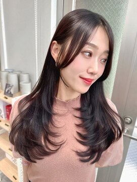 ディーバ 横浜(D.I.E.V.A) 20代30代40代韓国ヨシンモリ顔周りレイヤーナチュラルブラウン