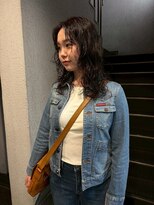 パーミル ヘア クマモト(permille ‰ hair Kumamoto)&nbsp;レイヤーパーマ×ブラック