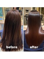 アース 渋谷店(HAIR&MAKE EARTH) 広がりを抑える美髪縮毛矯正