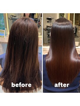 アース 渋谷店(HAIR&MAKE EARTH) 広がりを抑える美髪縮毛矯正